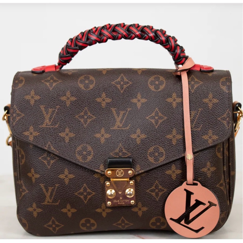 Louis Vuitton Metis Pochette Braided Handle Monogram Canvas Crossbody